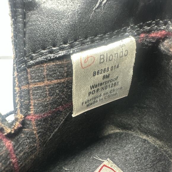 Blondo Boots Women Black 8M Waterproof Excellent Condition - Picture 8 of 9